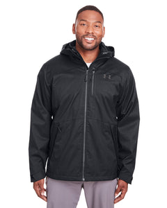 Under Armour Blk/ Blk/ Ch 1316018 promotional jackets company logo