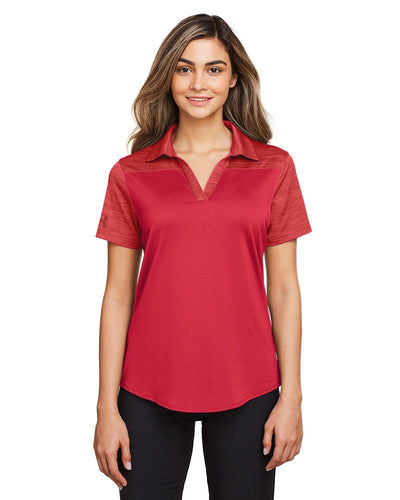 Under Armour RED 1348083 custom embroidery polo shirts