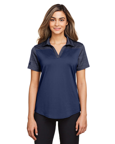 Under Armour MDNIGHT NVY 1348083 polo shirts with logo embroidery