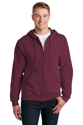 Jerzees Maroon 993M business sweatshirts with logo