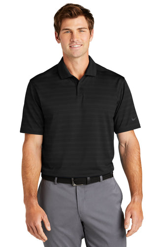 Nike Black NKDC2115 custom dri fit polo shirts