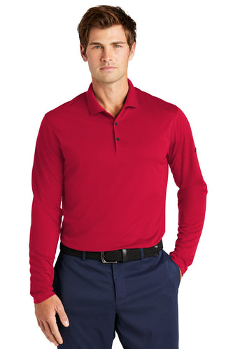 Nike University Red NKDC2104 custom logo polo shirts