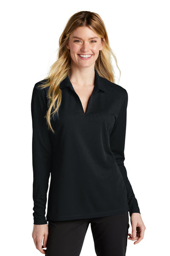 Nike Black NKDC2105 polo shirts with logos