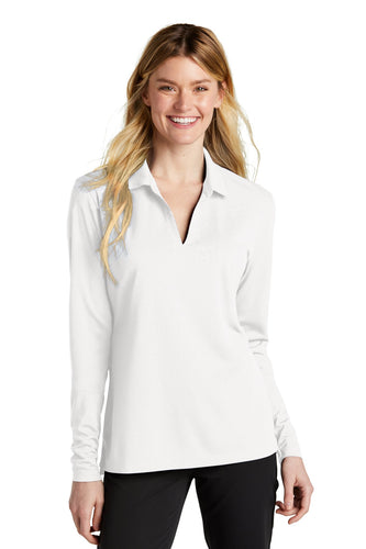 Nike White NKDC2105 polo shirts with logos