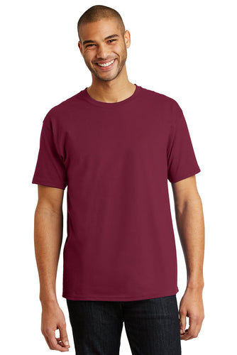 hanes tagless cotton t shirt 5250 cardinal