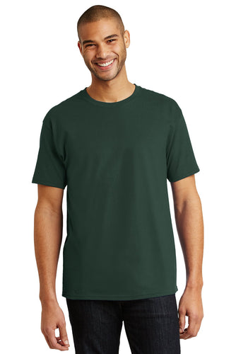 hanes tagless cotton t shirt 5250 deep forest