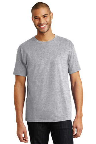 hanes tagless cotton t shirt 5250 light steel