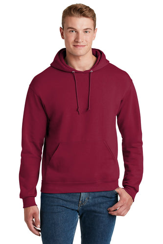 Jerzees Cardinal 996M sweatshirts with logo embroidery
