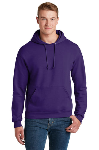 Jerzees Deep Purple 996M sweatshirts with logo embroidery