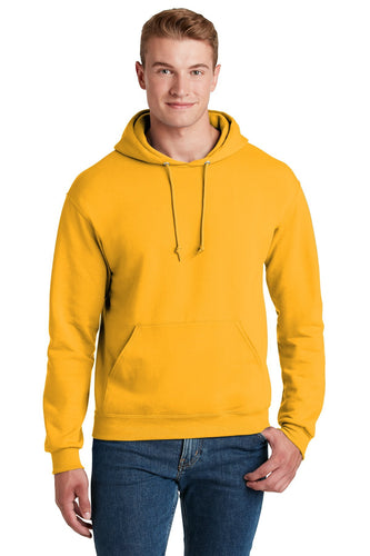 Jerzees Gold 996M sweatshirts with logo embroidery