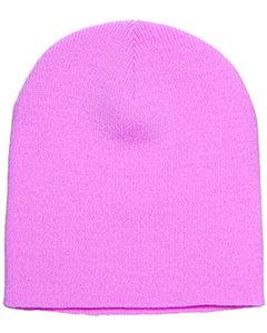 Yupoong Adult Knit Beanie 1500 BABY PINK