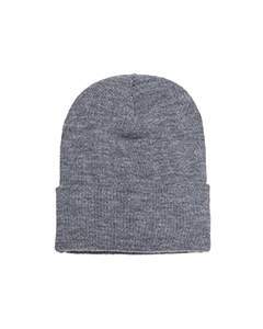 Yupoong Adult Cuffed Knit Beanie 1501 HEATHER
