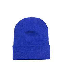 Yupoong Adult Cuffed Knit Beanie 1501 ROYAL