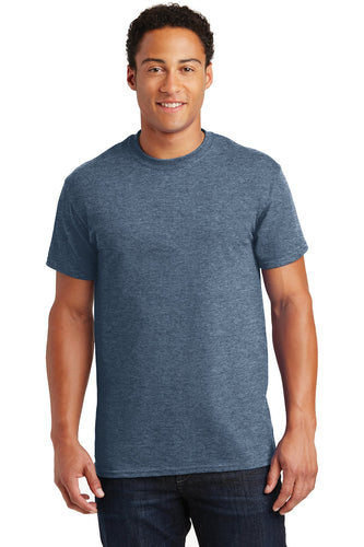 gildan ultra cotton t shirt 2000 heathered indigo
