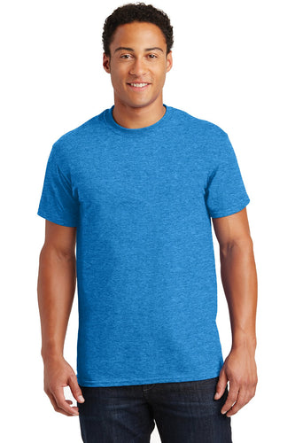 gildan ultra cotton t shirt 2000 heathered sapphire