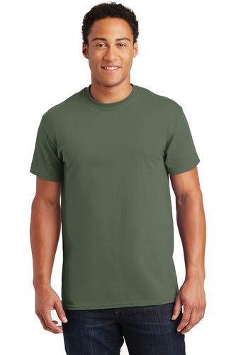 gildan ultra cotton t shirt 2000 military green