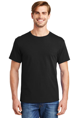 hanes comfortsoft cotton t shirt 5280 black