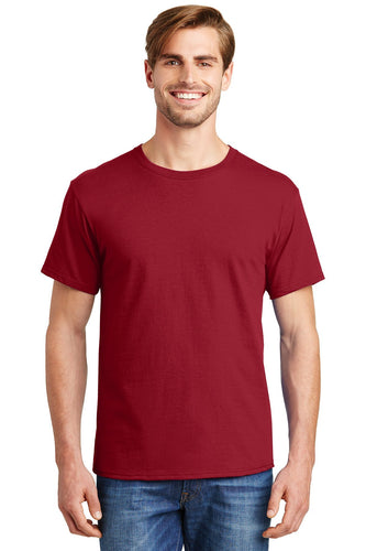 hanes comfortsoft cotton t shirt 5280 deep red