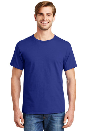 hanes comfortsoft cotton t shirt 5280 deep royal