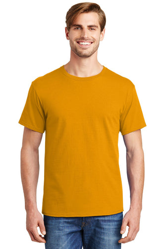 hanes comfortsoft cotton t shirt 5280 gold
