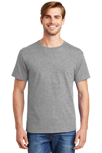 hanes comfortsoft cotton t shirt 5280 light steel