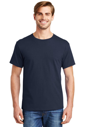 hanes comfortsoft cotton t shirt 5280 navy
