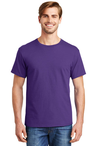 hanes comfortsoft cotton t shirt 5280 purple