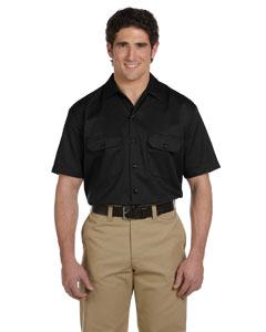 dickies_1574_black_company_logo_button downs