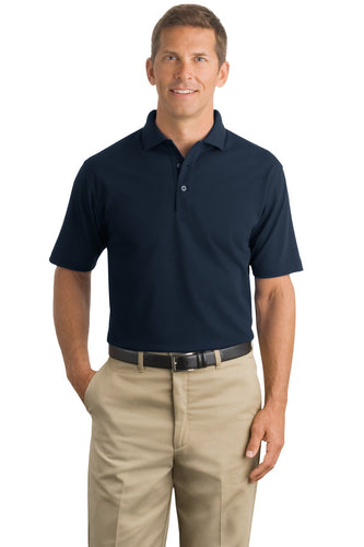 CornerStone Navy CS402 polo shirt with logo embroidered