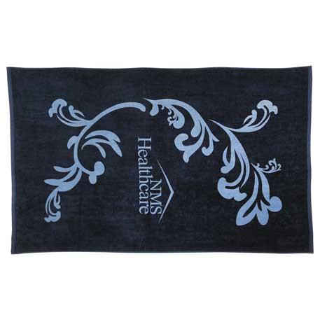 Terry Velour Heavy Weight 18lb/Doz Beach Towel, Navy