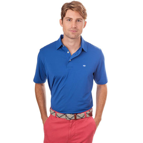 Southern Tide Men's Driver Performance Polo 2508 Blue Cove