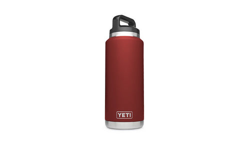 yeti rambler 36 oz bottle brick red