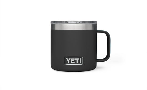 yeti rambler 14 oz mug black