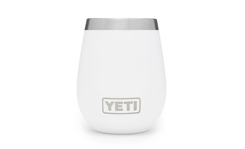 yeti rambler 10 oz wine tumbler white