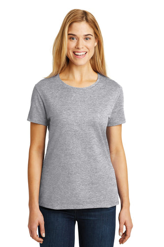 hanes ladies nano t cotton t shirt sl04 light steel
