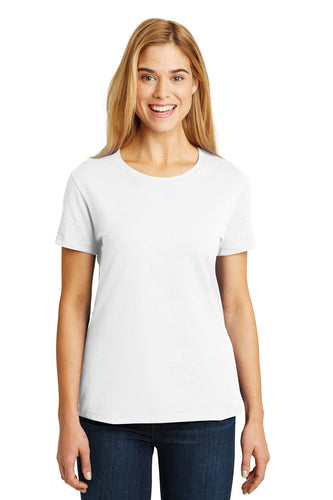 hanes ladies nano t cotton t shirt sl04 white