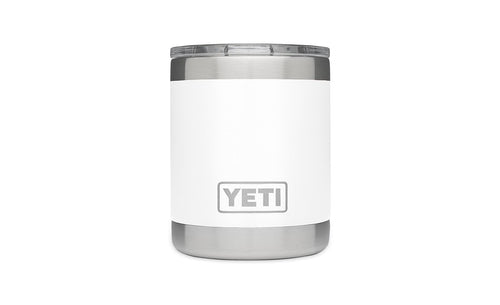 yeti rambler 10 oz lowball white