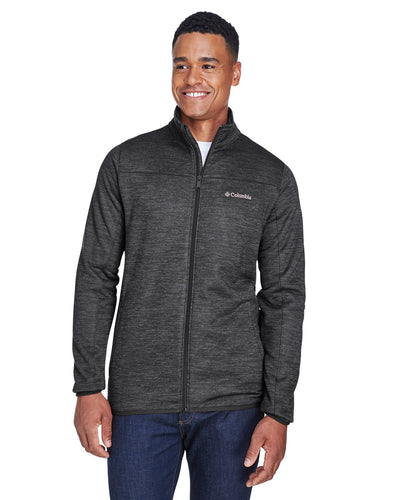 Columbia Black Heather 1807681 promotional jackets company logo