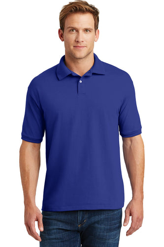 hanes deep royal 054x custom polo shirts with logo