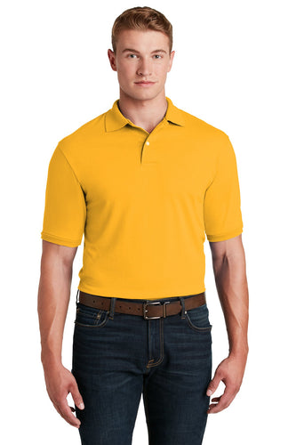 Jerzees Gold 437M custom polo shirts with logo