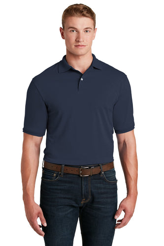 Jerzees Navy 437M custom polo shirts with logo