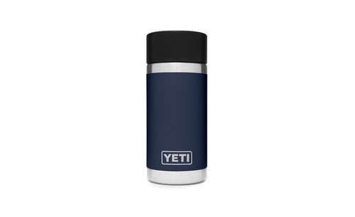 yeti rambler 12 oz bottle with hotshot cap navy
