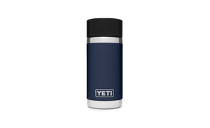 yeti rambler 12 oz bottle with hotshot cap navy