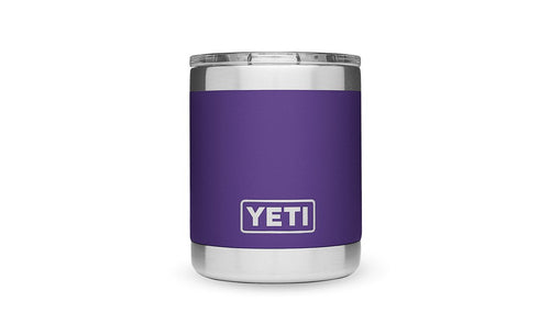 yeti rambler 10 oz lowball peak purple