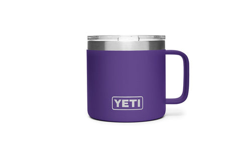 yeti rambler 14 oz mug peak purple