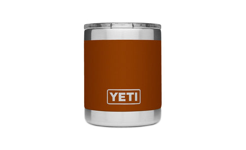 yeti rambler 10 oz lowball clay