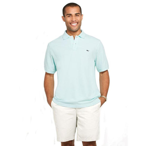 Vineyard Vines Men's Classic Pique Polo 1K0503 Blue Mist