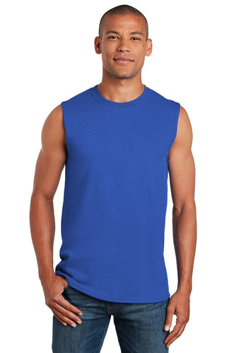gildan ultra cotton sleeveless t shirt 2700 royal