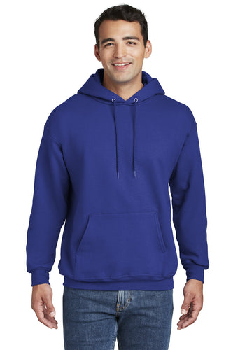 hanes deep royal f170 custom embroidered sweatshirts