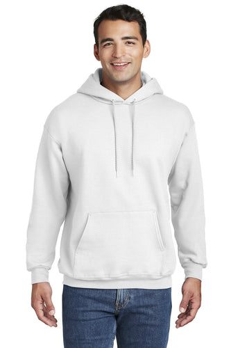 hanes white f170 custom embroidered sweatshirts